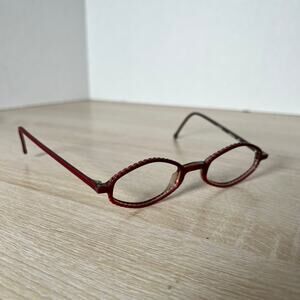 L.A. Eyeworks Sawtelle 938 Eyeglasses Red Frame One Pair RARE! Italy